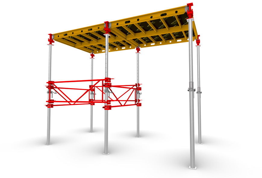 3D of Alu Flex Formwork