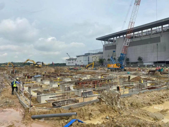 TECON Alumi Frame Wall Formwork in use in Singapore